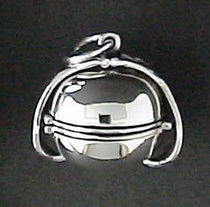 4 Ways silver ball locket 925