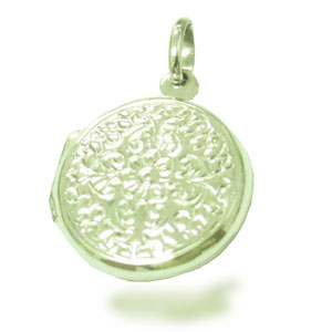 925 silver round locket