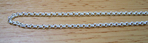 silver necklace